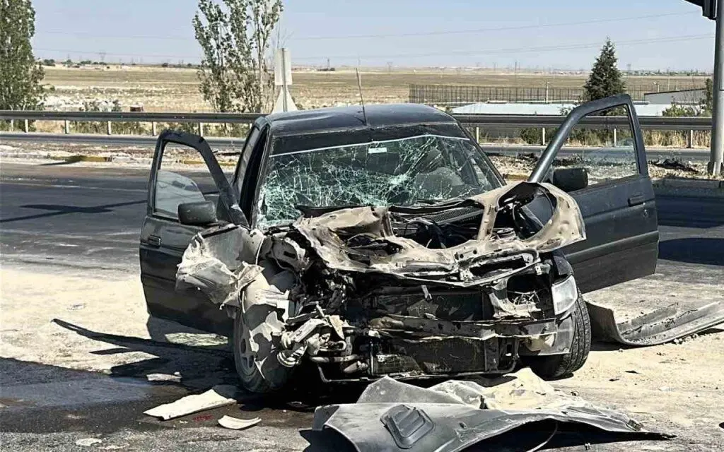 تصادف مرگبار سهند و زانتیا ۱۰ نفر مصدوم شدند