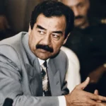 تصویری نادر از صدام حسین در قایق سواری با فرزندانش در دهه ۵۰