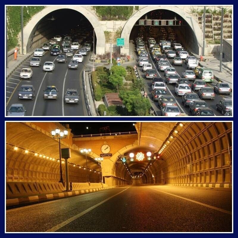 تونل رسالت امشب مسدود است رانندگان مسیرهای جایگزین را انتخاب کنند