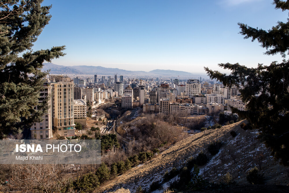 دما در تهران کاهش می یابد وزش باد شدید در انتظار است