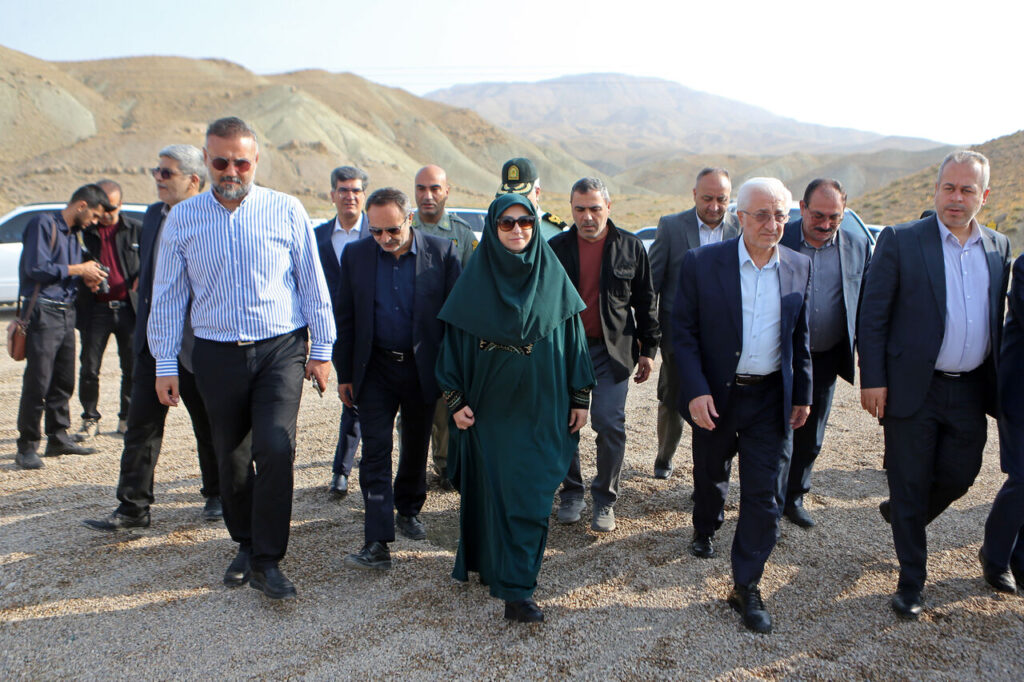 شینا انصاری به خراسان شمالی سفر کرد افتتاح پاسگاه محیط بانی و همایش ملی یوزپلنگ