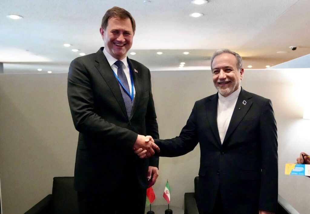 دیدار وزیر خارجه بلاروس و عراقچی در حاشیه مجمع عمومی سازمان ملل