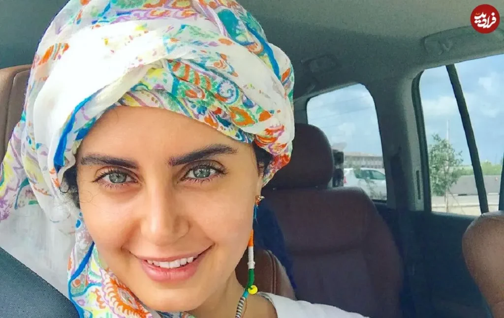 سلفی جالب الناز شاکردوست در میلان سفر به سال ۹۶