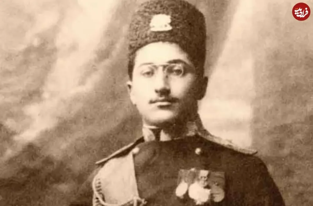 عکس سفر زمان صارم الدوله نوه ناصرالدین شاه در دوران پیری اوایل دهه ۵۰