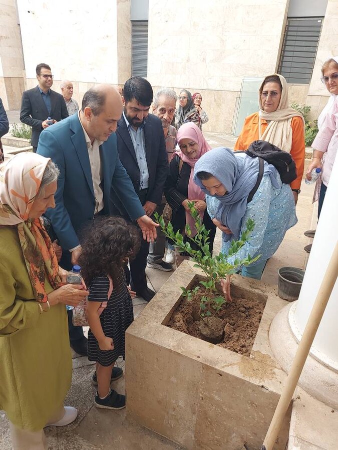کاشت نهال به مناسبت هفته جهانی سالمندان در رشت برگزار شد