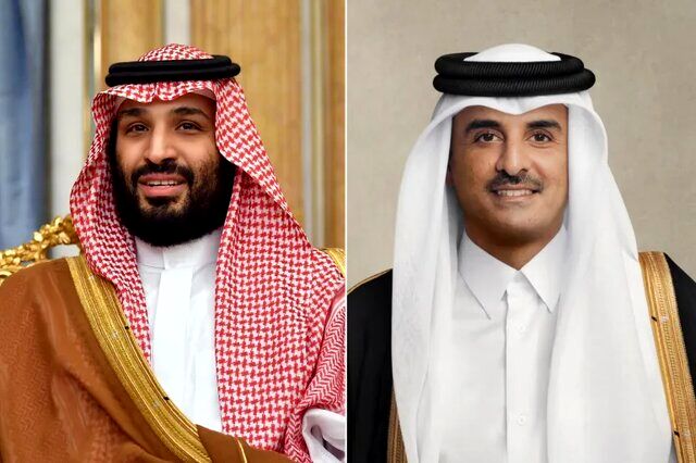 گفت وگوی تلفنی بن سلمان و امیر قطر درباره تحولات منطقه