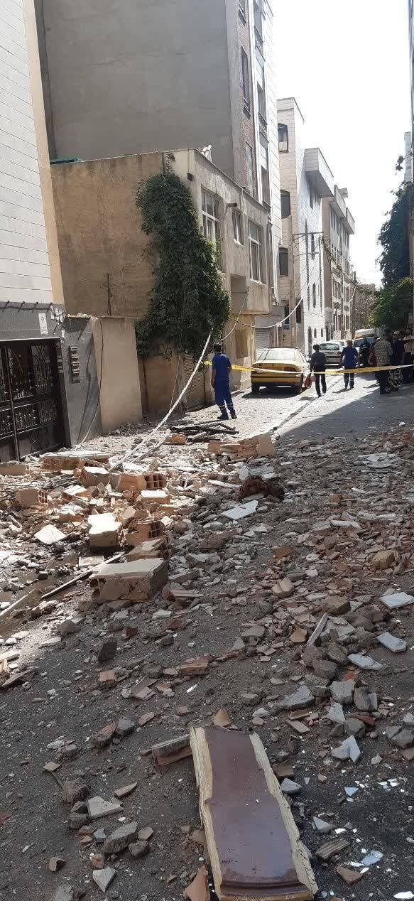 انفجار یک ساختمان در تهران + تصاویر و جزئیات