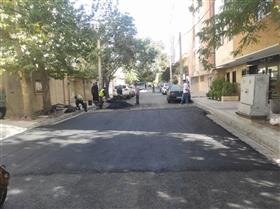 آسفالت و لکه گیری معابر منطقه ۶ کرج بهسازی ایمنی و تسهیل تردد