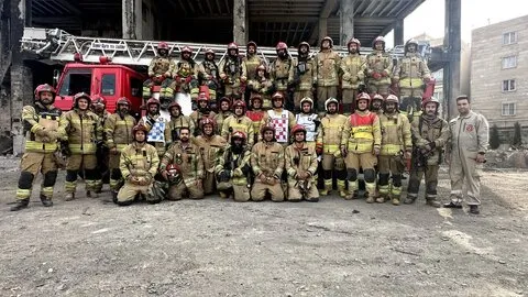 آمادگی در خط مقدم بحران آرایش عملیاتی آتش نشانان کرج
