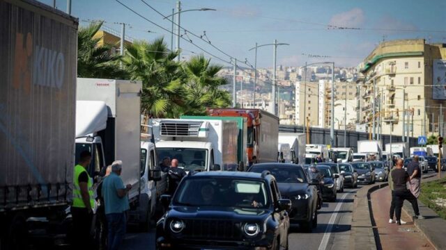 اعتصاب کامیون داران در ایتالیا ۳ میلیون یورو خسارت در ۲۴ ساعت