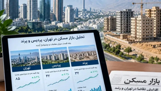 افزایش سریع قیمت مسکن در پردیس و پرند نسبت به تهران
