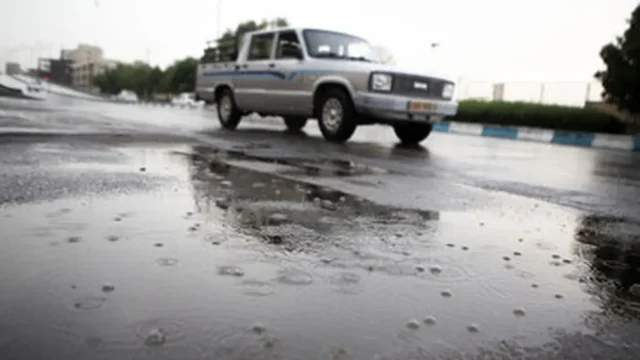 اولین باران پائیزی در اهواز عکس