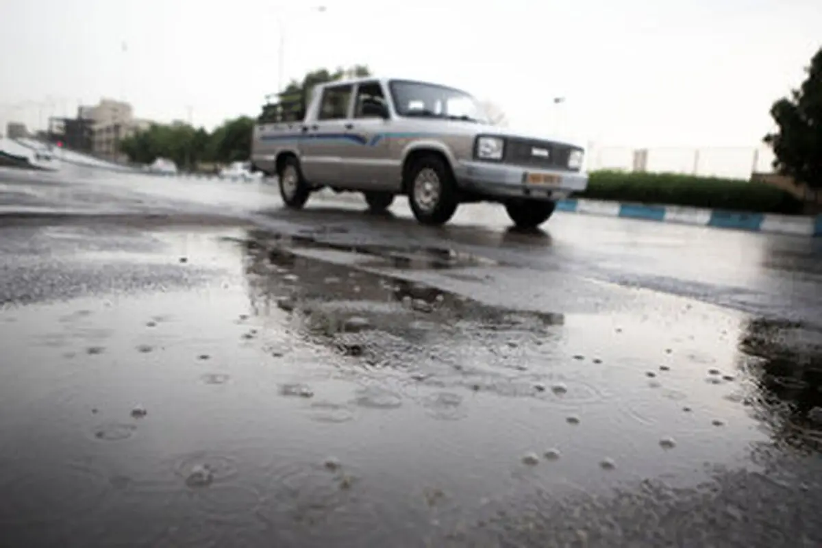 اولین باران پائیزی در اهواز عکس