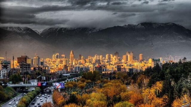 باران پاییزی در راه تهران دمای هوا در روزهای آینده چند درجه است