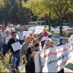 بازنشستگان فولاد اصفهان در اعتراض به مشکلات بیمه راهپیمایی کردند