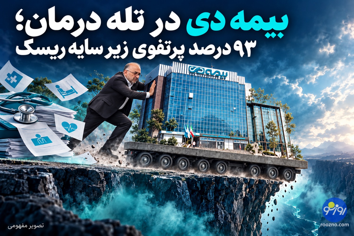 بیمه دی در خطر ۹۳ درصد حق بیمه در دام ریسک درمان