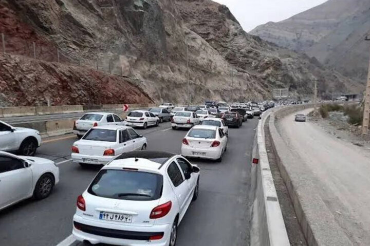 ترافیک نیمه سنگین در چند محور منتهی به تهران