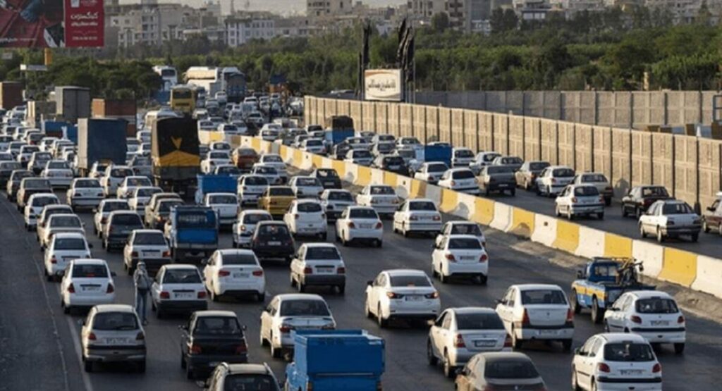 ترافیک نیمه سنگین در ۴ محور منتهی به تهران