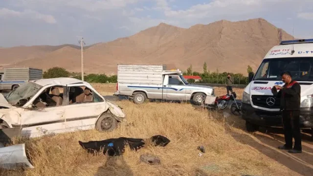 تصادف در شرق تهران چهار نفر مصدوم شدند