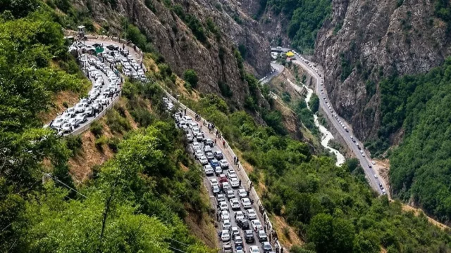 جاده چالوس تا اطلاع ثانوی یکطرفه شد