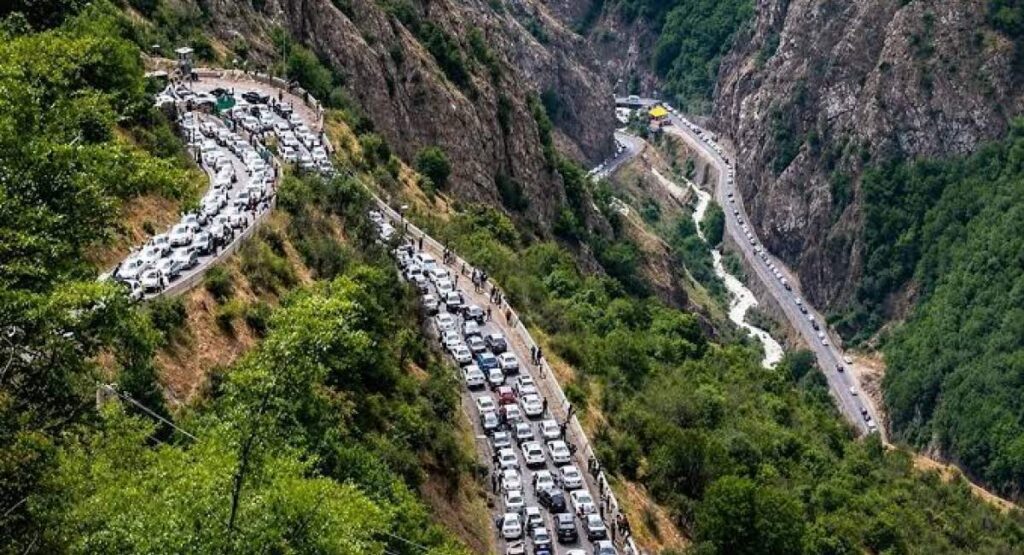 جاده چالوس فردا بسته است