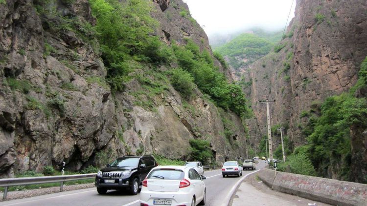 جاده چالوس فردا دوشنبه به مدت ۱۵ ساعت مسدود است