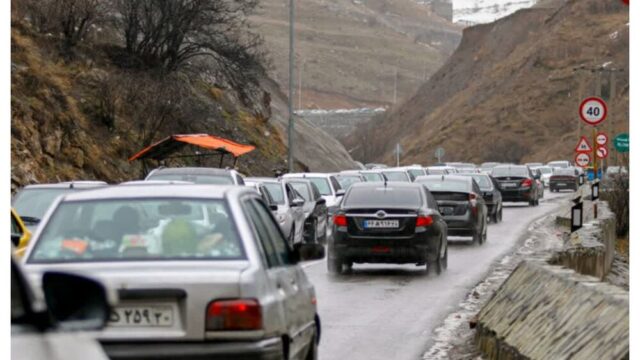جاده چالوس و آزادراه تهران ـ شمال یک طرفه شد