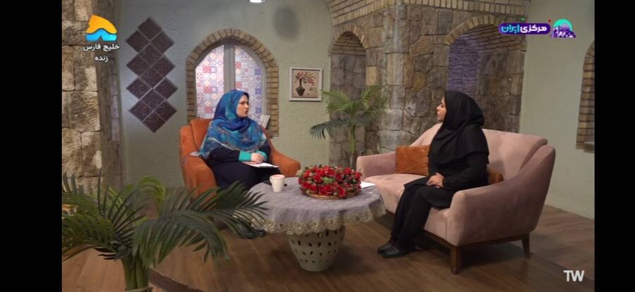 حضور معاون سلامت اجتماعی بهزیستی هرمزگان در برنامه تلویزیونی سرپناه شبکه خلیج فارس