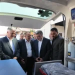 رونمایی از ۸۴ دستگاه آمبولانس بیمارستانی و پیش بیمارستانی با حضور وزیر بهداشت