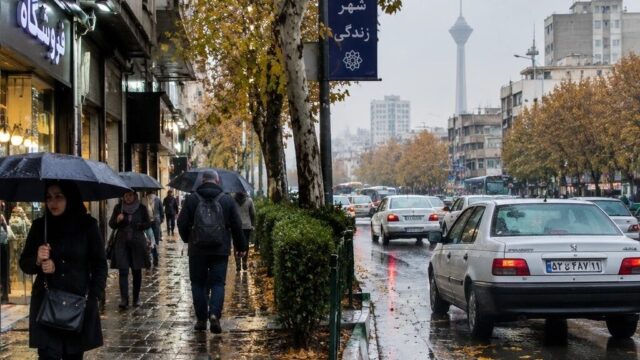 رگبار باران و رعد و برق در شمال و جنوب شرق کشور