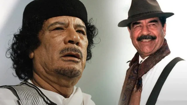 سفر به گذشته صدام حسین و معمر قذافی در سال ۱۳۵۷