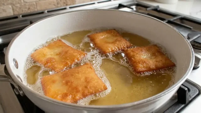 طرز تهیه گوش فیل خانگی ترد و پفکی با شربت زعفران