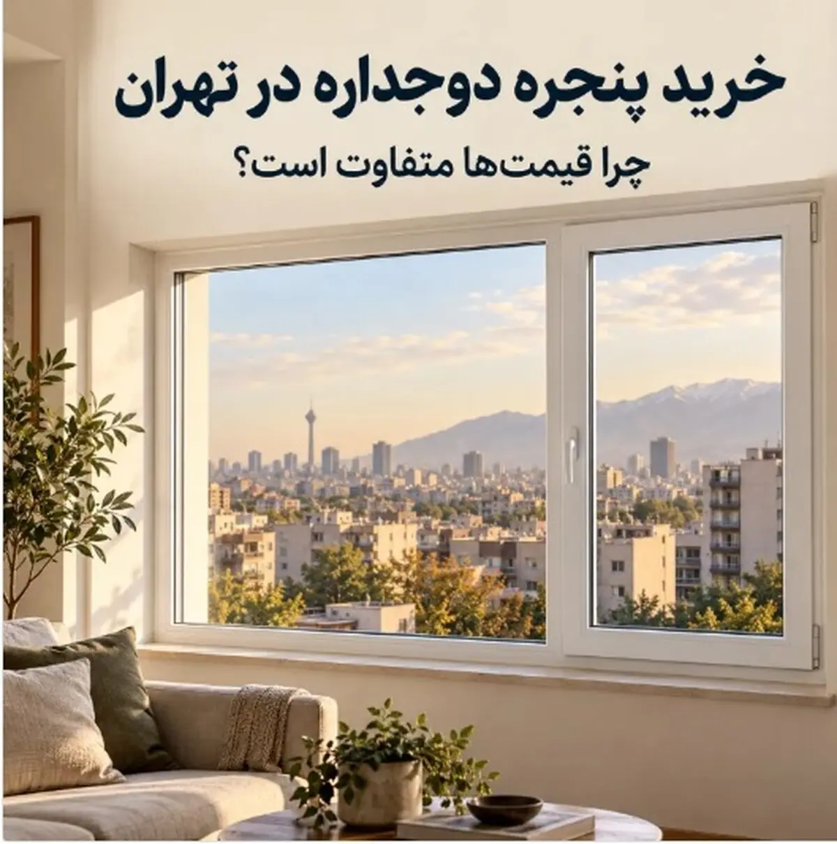علت اختلاف قیمت پنجره دوجداره در تهران چیست