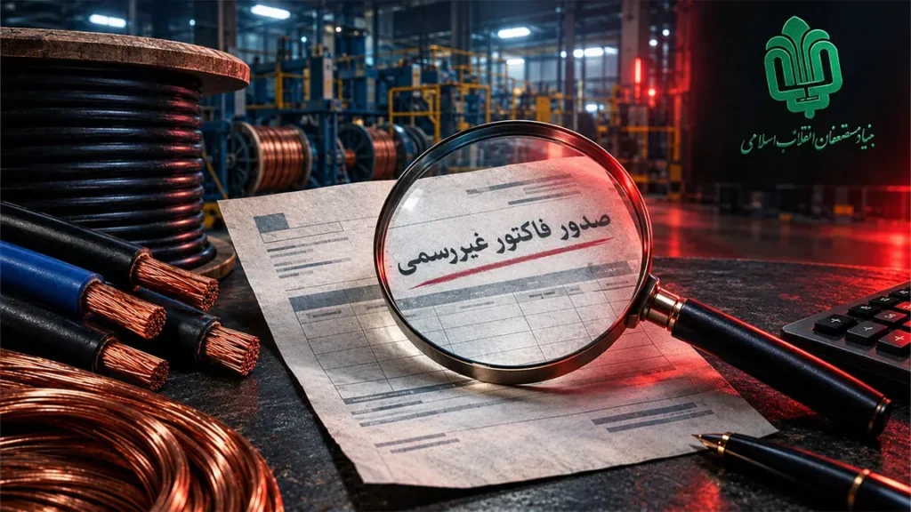 فاکتور غیررسمی در شرکت سیم وکابل تبریز پاسخ سردار دهقان چه خواهد بود