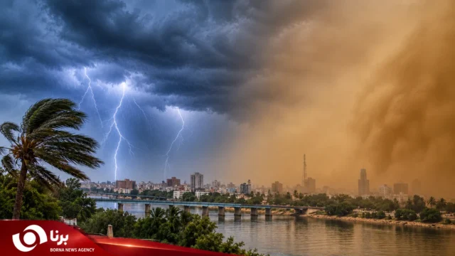 فعالیت ناپایداری های جوی در خوزستان تا جمعه احتمال رگبار و تگرگ و وقوع گردوخاک همرفتی