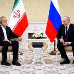 لحظات ویژه دیدار روسای جمهور ایران و روسیه به تصویر کشیده شد
