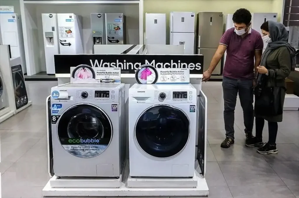 ماشین لباسشویی هشت کیلویی از ۷۵ تا ۲۵۰ میلیون تومان در بازار
