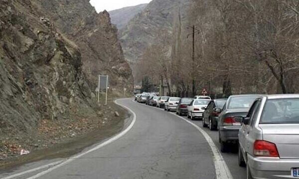 محدودیت تردد در جنوب به شمال جاده چالوس امروز نهم آبان