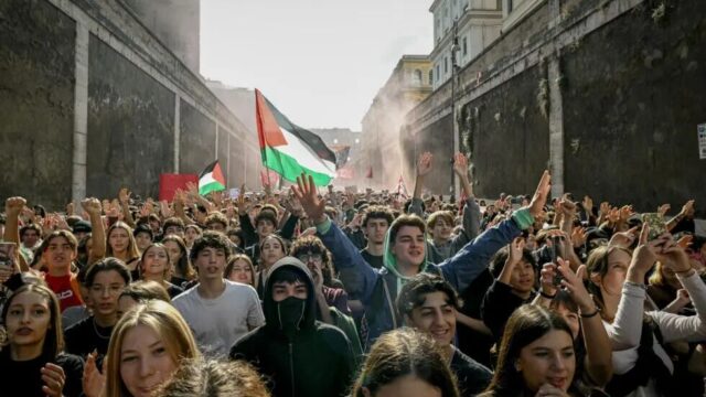 هزاران ایتالیایی علیه هزینه های زندگی به خیابان ها آمدند