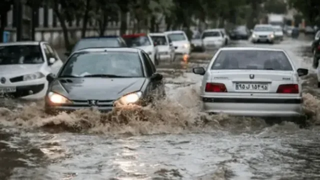 هشدار سطح نارنجی تشدید بارش در ۱۳ استان