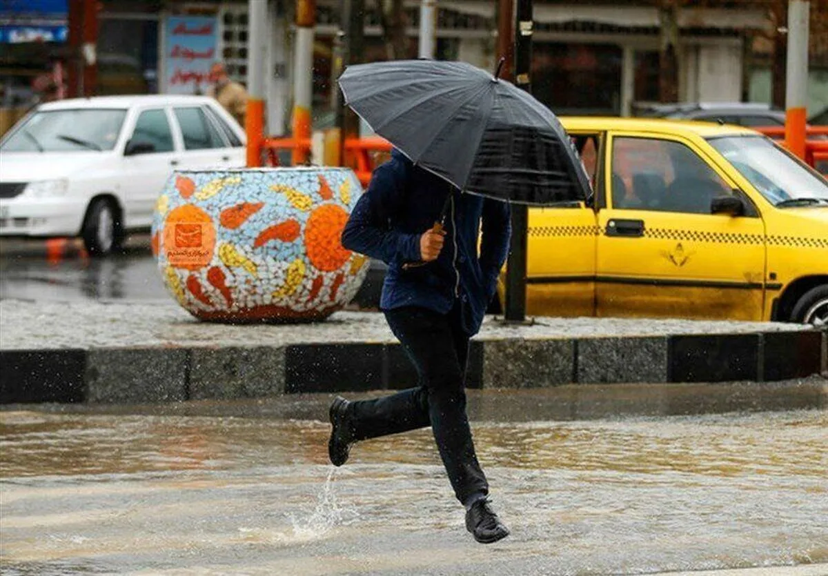 هشدار هواشناسی بارش شدید و خطر آب گرفتگی در چند استان ایران