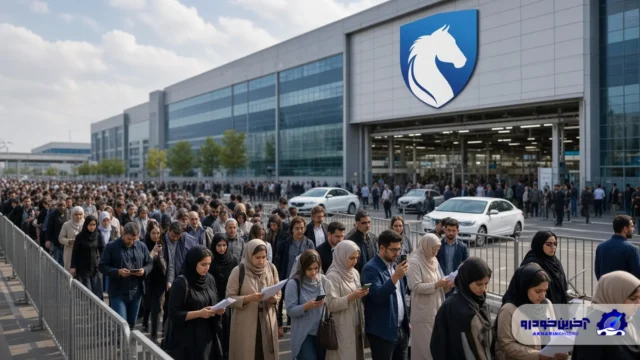 پیش فروش ایران خودرو ۹۲۵ هزار نفر برای ۴۷ هزار دستگاه ثبت نام کردند