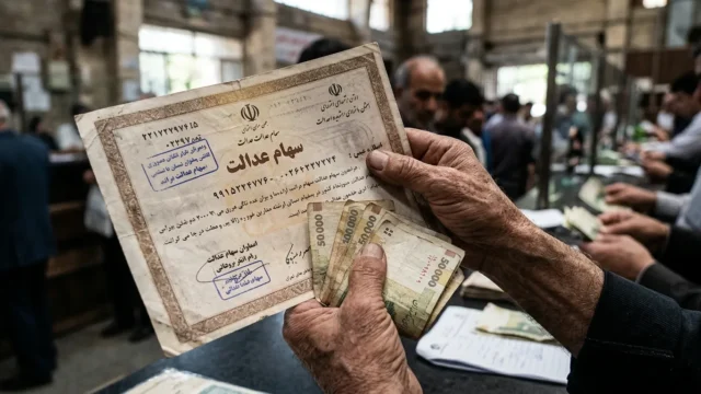 کاهش ارزش سهام عدالت در ۳ آبان ۱۴۰۵ عبور از ۱۰۷ میلیون تومان