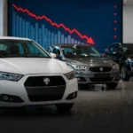 کاهش قیمت خودروها در بازار امروز با تأثیر دلار