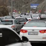 کندوان و آزادراه تهران شمال یک طرفه شد